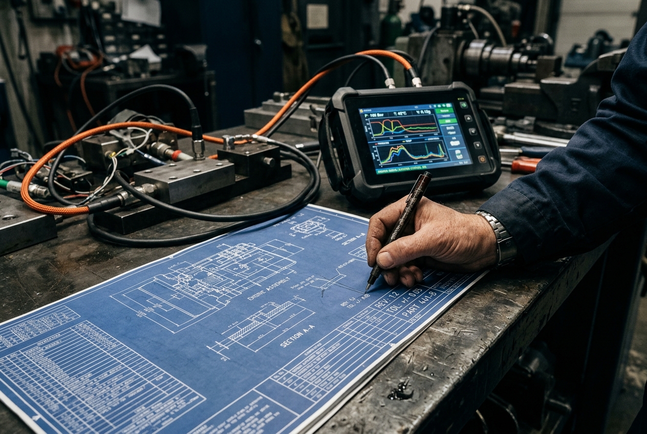 Análisis técnico de planos y equipos de inspección