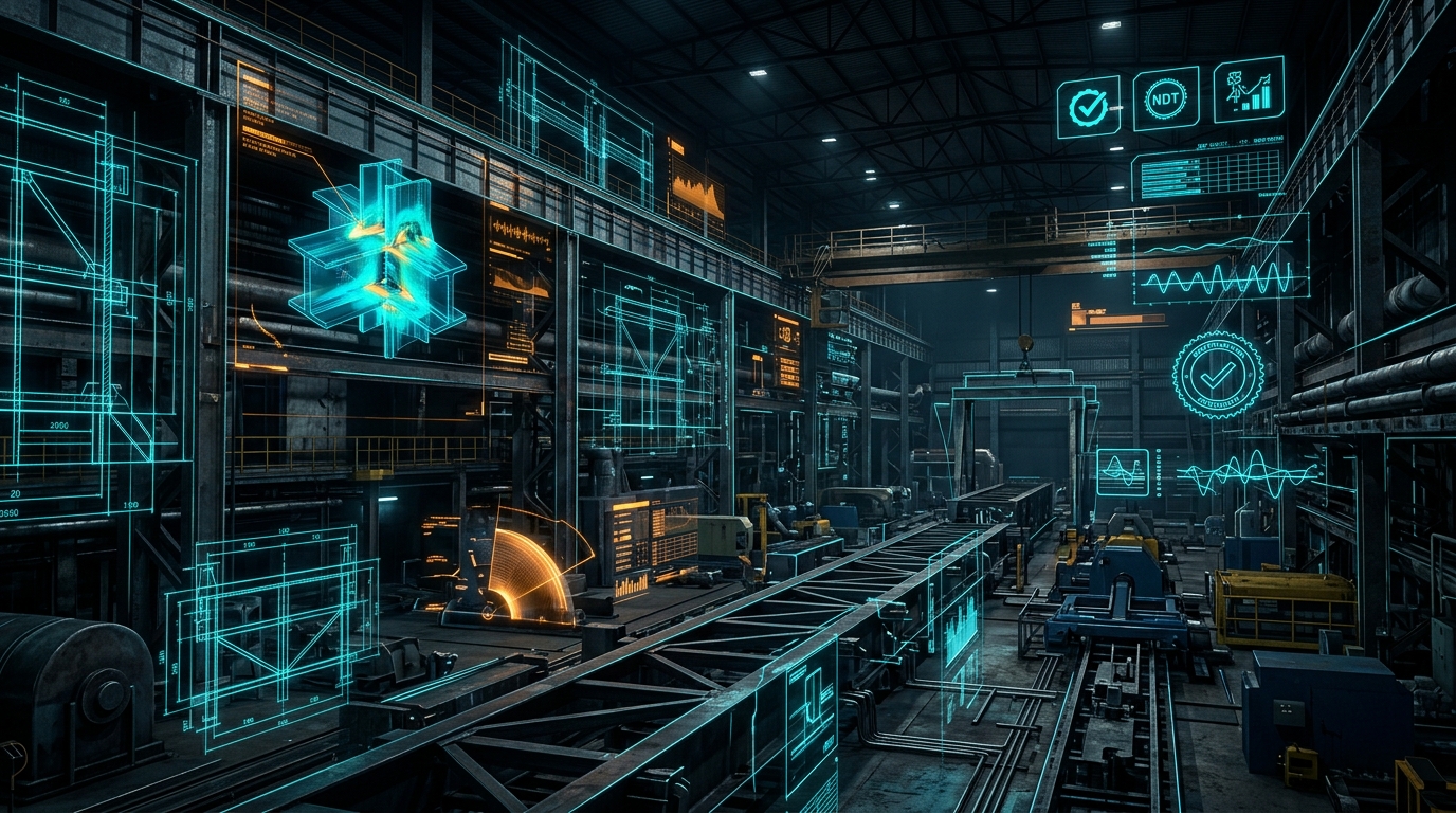 Background industrial blueprint