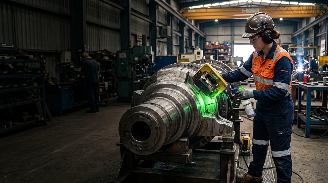 Inspeccion por particulas magneticas MPI