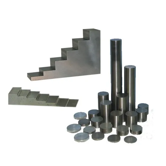 Bloques de calibracion para medidor de espesor